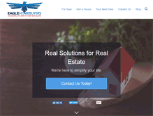 Tablet Screenshot of eaglehomebuyers.com